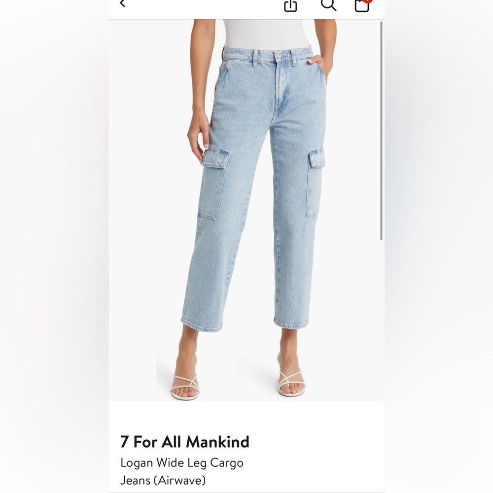 7 for all mankind Logan cargo jeans